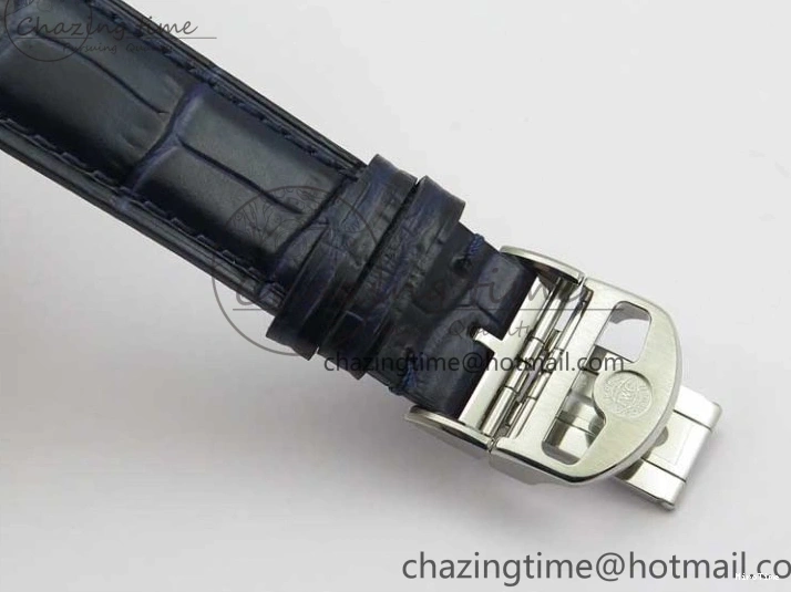 MIROTIME 0409 Packable Portuguese IW358304 ZF 1:1 Best Edition SS White Dial Blue Markers on Leather Strap A 7079